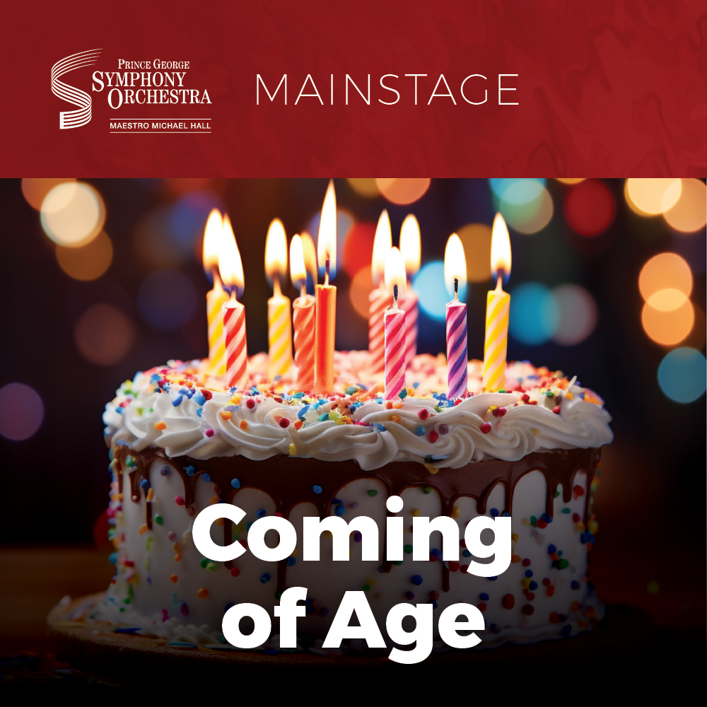 Get information, pick a seat & buy tickets to Coming of Age Music that grows with you on Nov 30, 14:00 @Vanier Hall 2024 | PGSO Tickets | tickets.pgso.com
