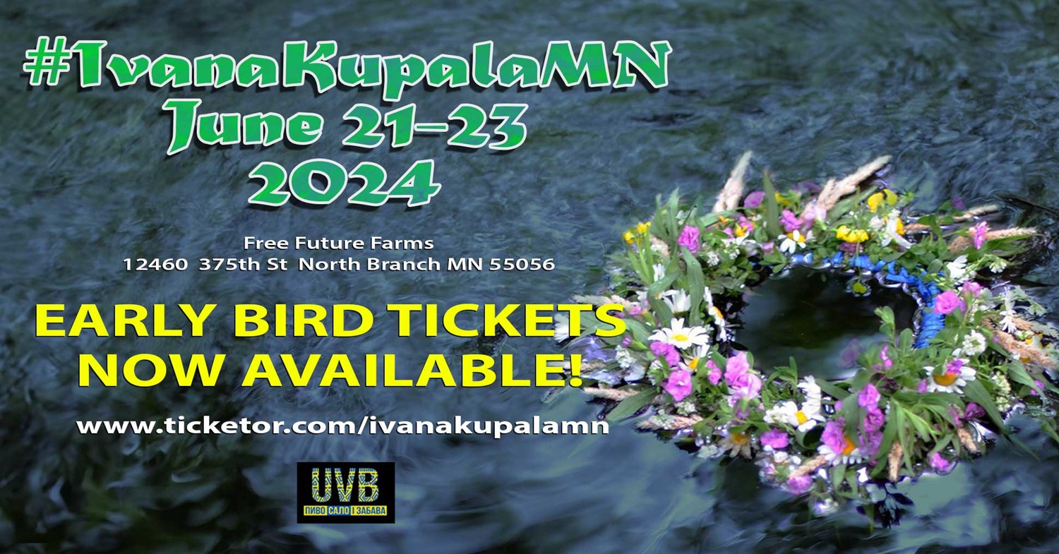 Ivana Kupala 2024 Ukrainian Summer Solstice Festival! on jun. 21, 15:00@Free Future Farms - Compra entradas y obtén información enUkrainian Village Band 