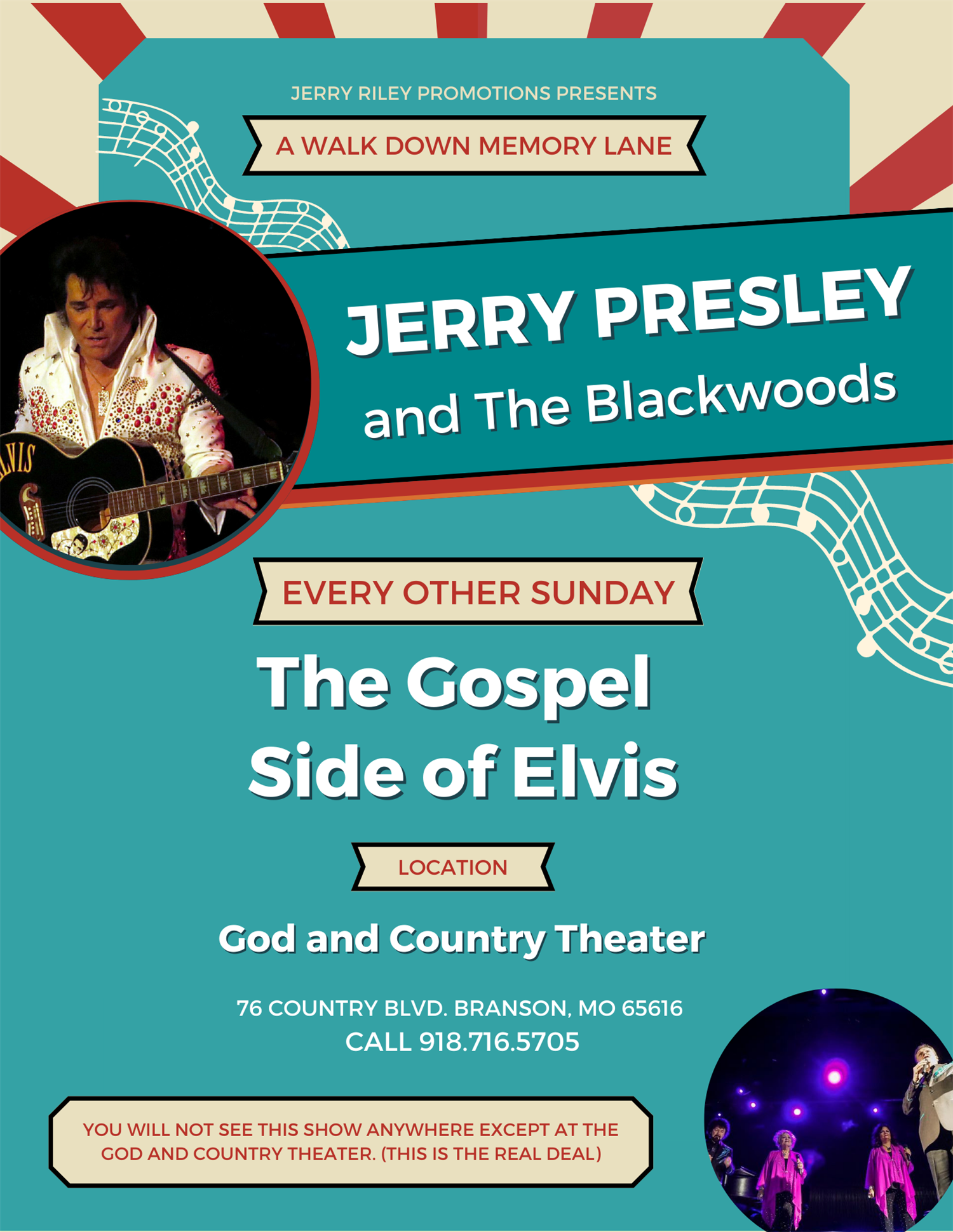 Jerry Presley & The Blackwoods - Present - The Gospel Side Of Elvis image