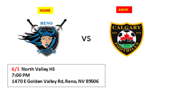 Reno Vikings vs Calgary Foothills image