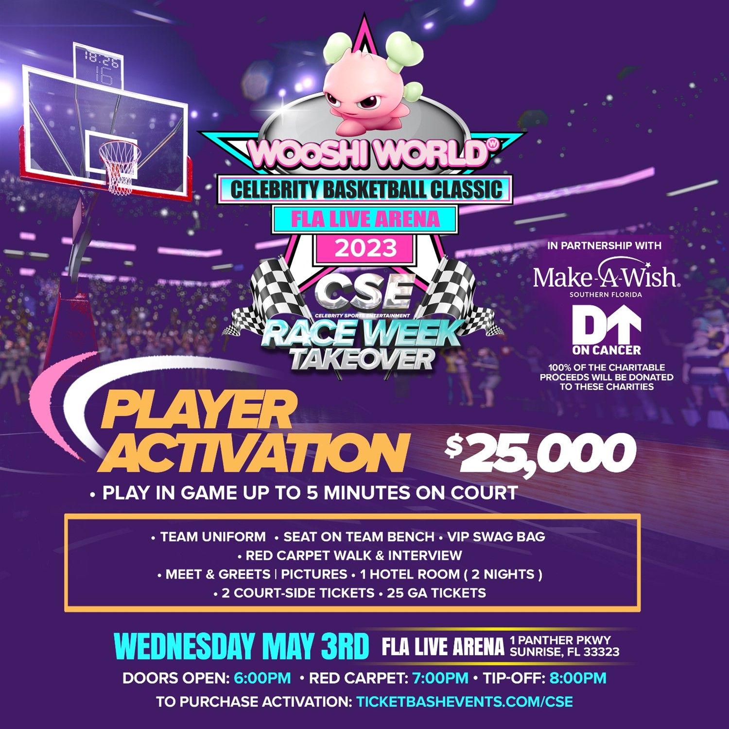 Wooshi World Celebrity Basketball Classic (Player Activation) image