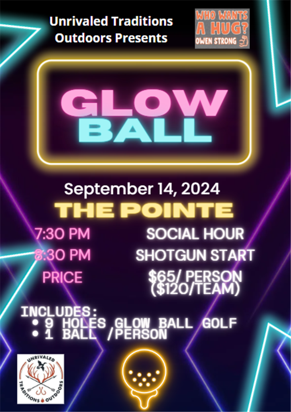 Glow Ball 2024  on Sep 14, 19:30@The Pointe Golf Course - Buy tickets and Get information on Un 