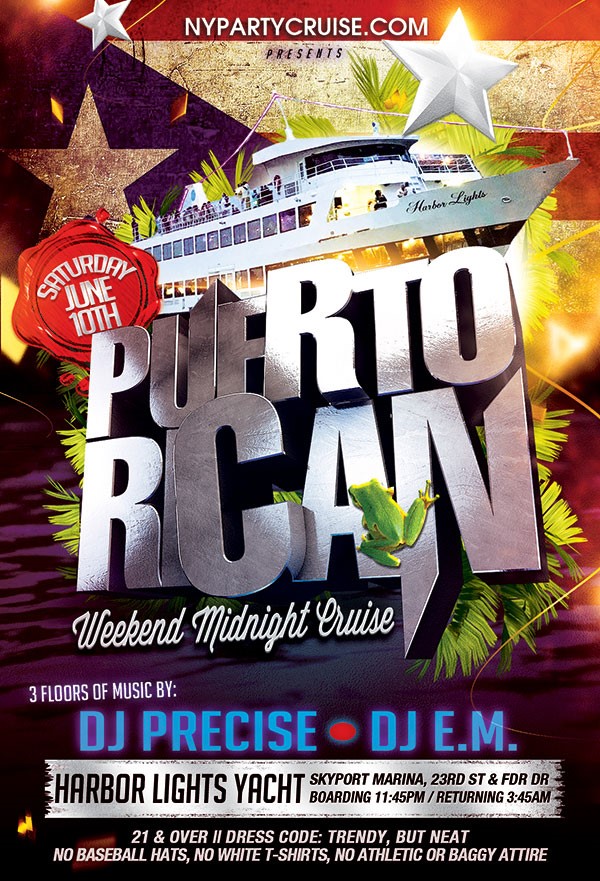 Puerto Rican Weekend Midnight Cruise - Harbor Lights Yacht image