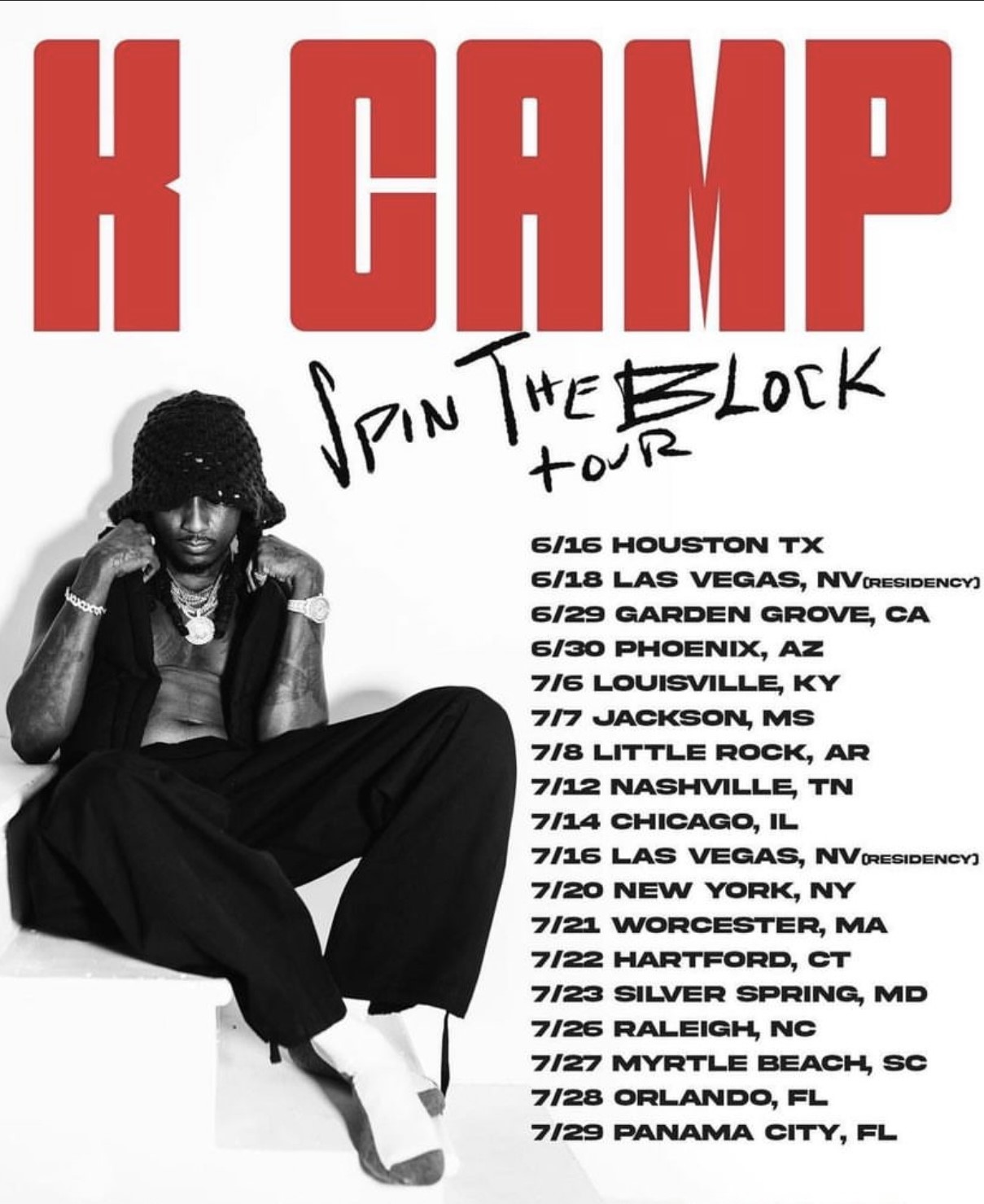 K CAMP SPIN THE BLOCK TOUR on Jul 29, 20:00@LOCATION TO BE ANNOUNCED - Pick a seat, Buy tickets and Get information on TICKETS tickets.bhglabel.com