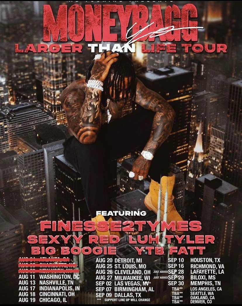 MONEYBAGG YO : LARGER THAN LIFE NATIONWIDE TOUR on Oct 21, 20:00@VARIOUS LOCATONS - Buy tickets and Get information on MY TICKETS™ tickets.bhglabel.com