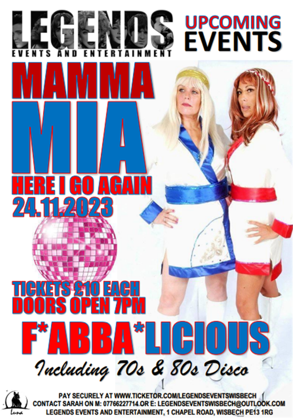 F*Abba*Licious plus 70s & 80s Disco image