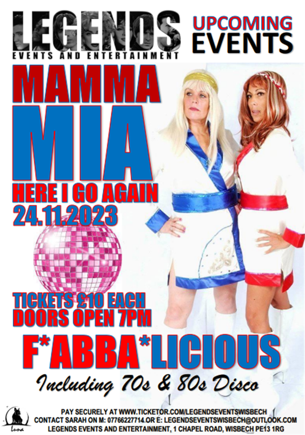F*Abba*Licious plus 70s & 80s Disco
