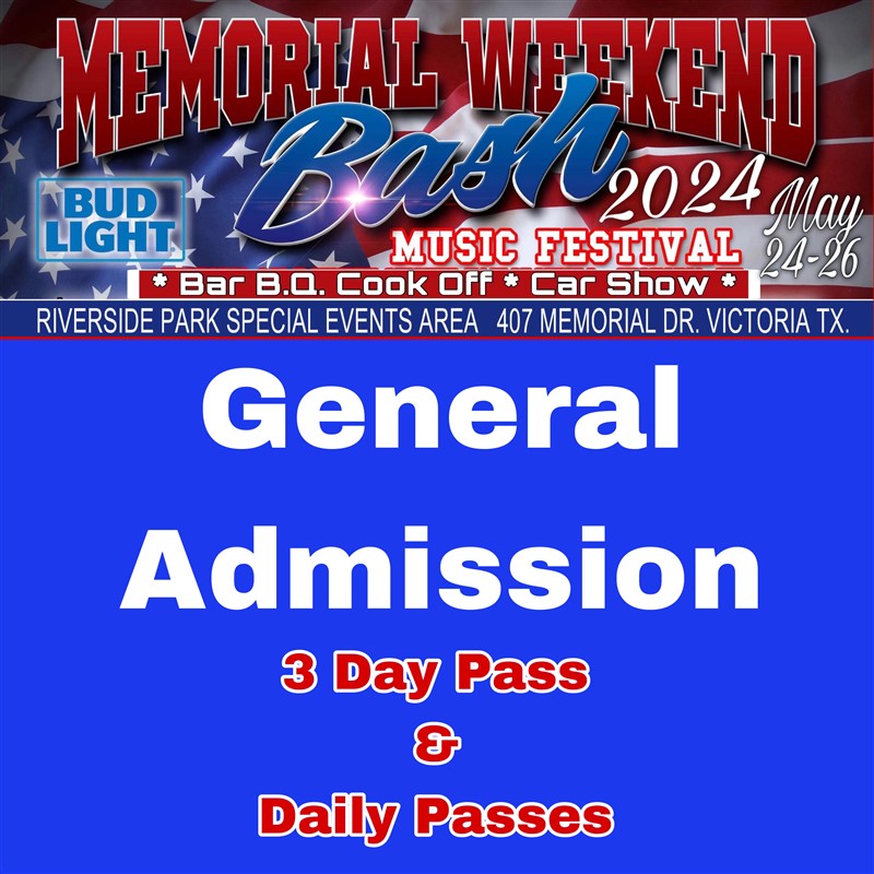 2024 Memorial Weekend Bash Day Passes