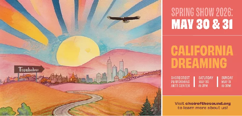 Get Information and buy tickets to COTS California Dreaming  on Choir of The Sound