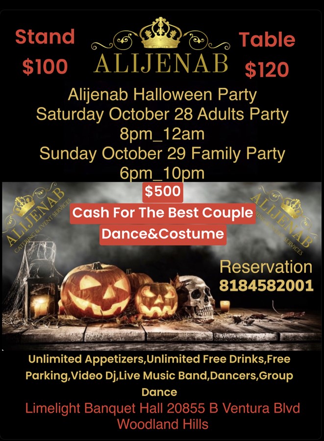 ALIJENAB HALLOWEEN PARTY