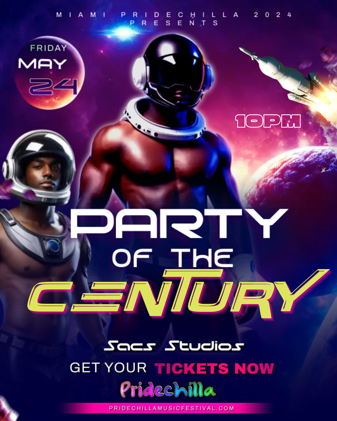 Party of the Century  on May 24, 22:00@Sacs Studios - Buy tickets and Get information on Afro Pride Federation pridechillamusicfestival
