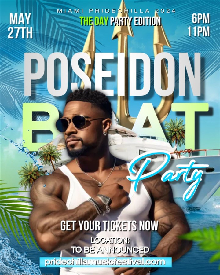 Get Information and buy tickets to Poseidon Boat Party  on Afro Pride Federation