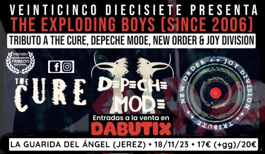 Jerez: The Cure, Depeche Mode, New Order & Joy Division Tributes image
