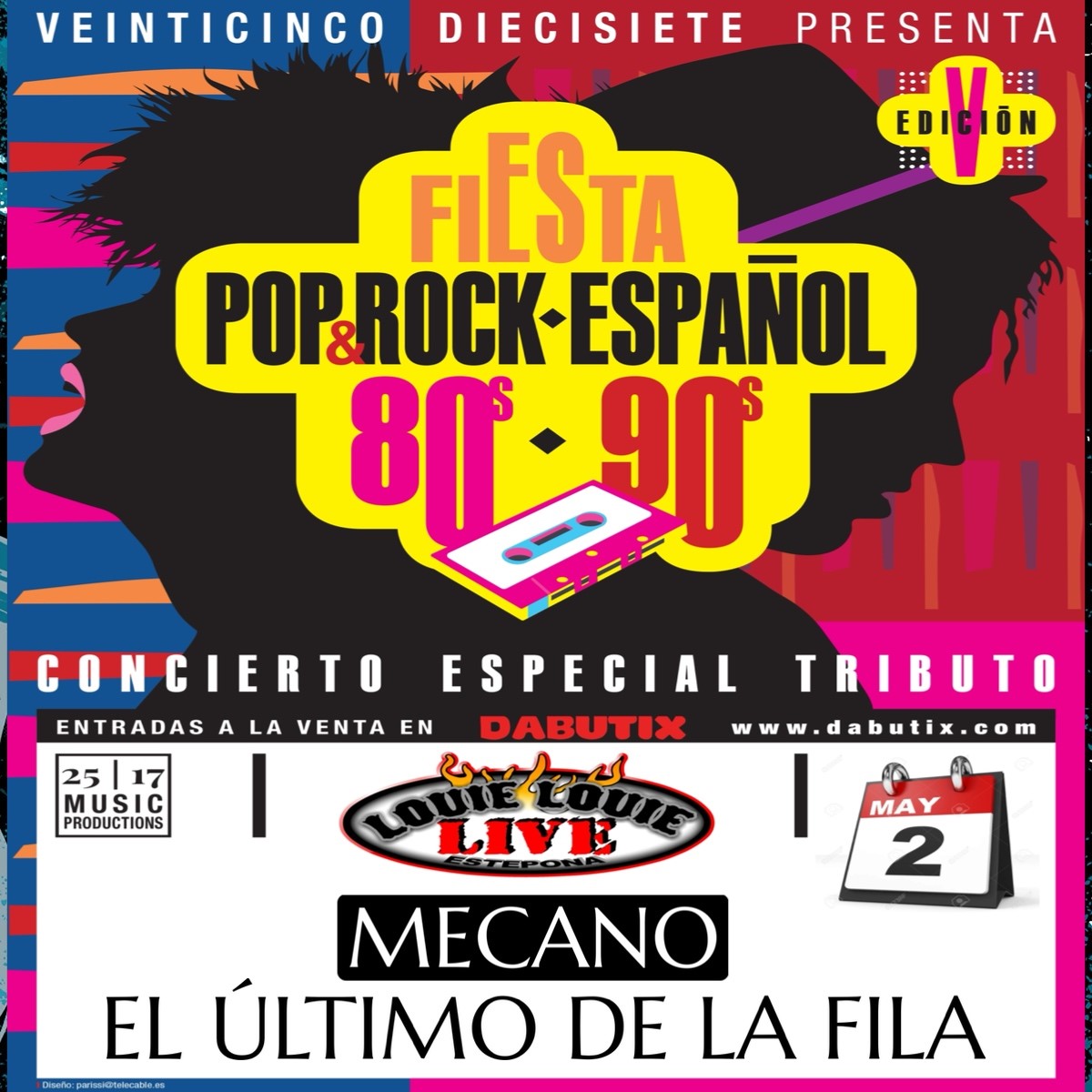 ESTEPONA: V EDICIÓN FIESTA POP & ROCK ESPAÑOL 80’s & 90’s image