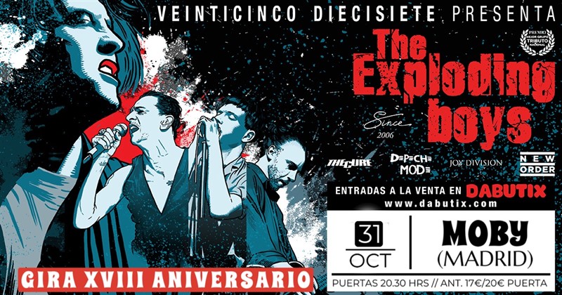 THE EXPLODING BOYS EN MADRID: SALA MOBY HALLOWEEN SPECIAL