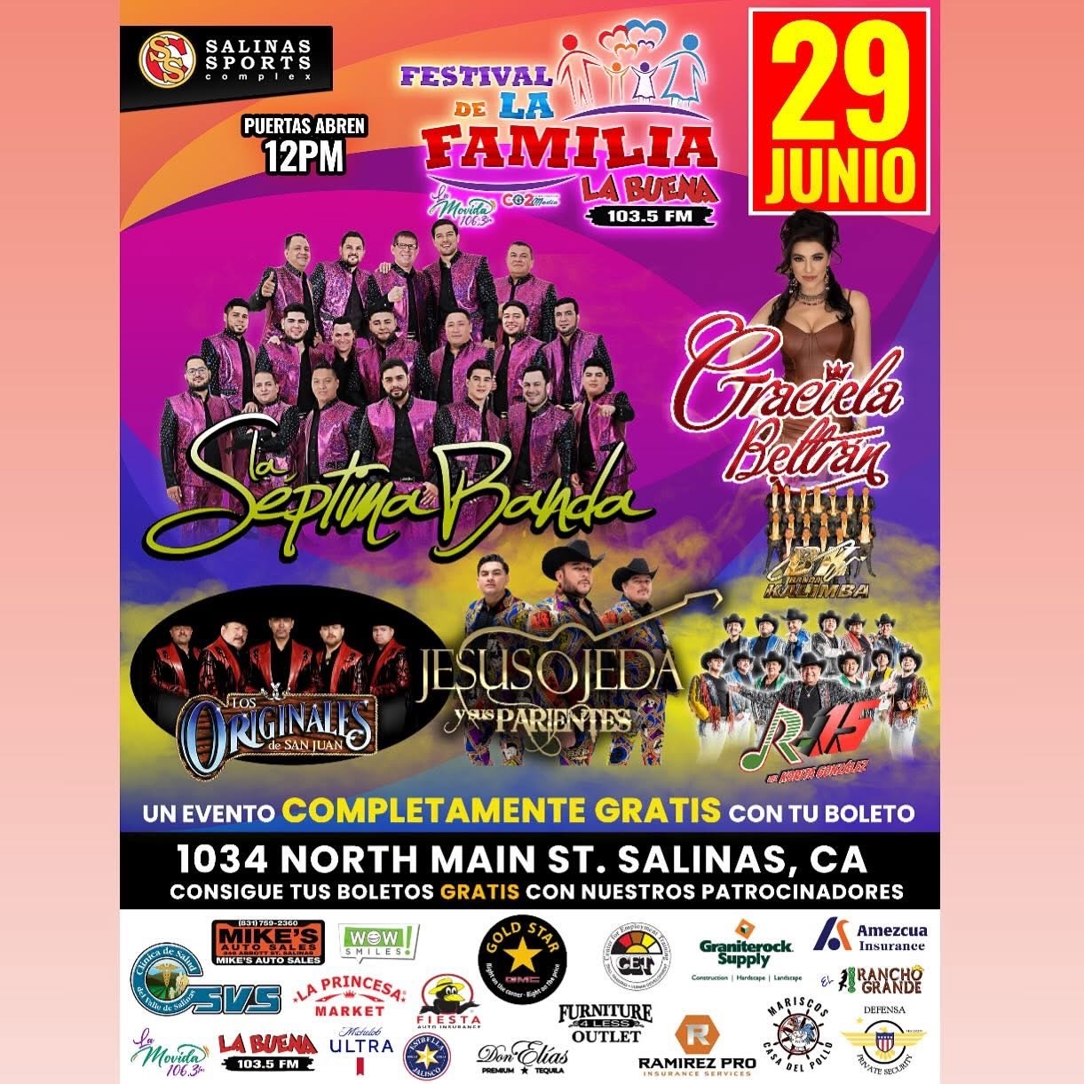 Festival De La Familia La Buena flyer