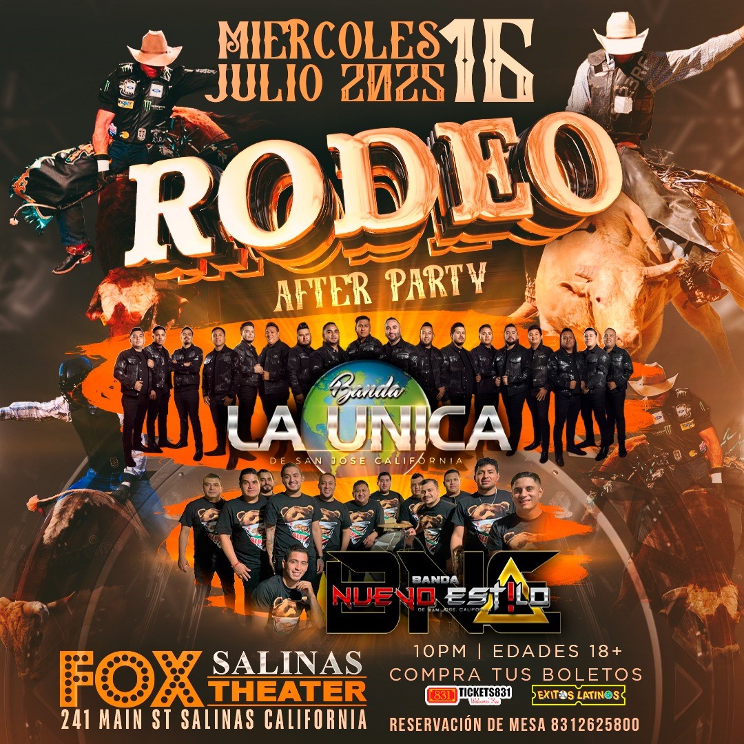 Rodeo After Party Banda La Unica Y Banda Nuevo Estilo flyer