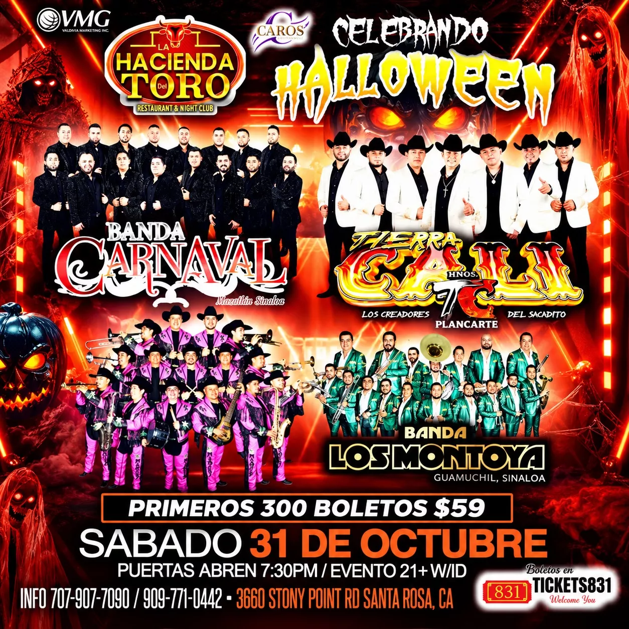 Get Information and buy tickets to Tierra Cali | Banda Carnaval Banda Los Montaya Y Más on tickets831