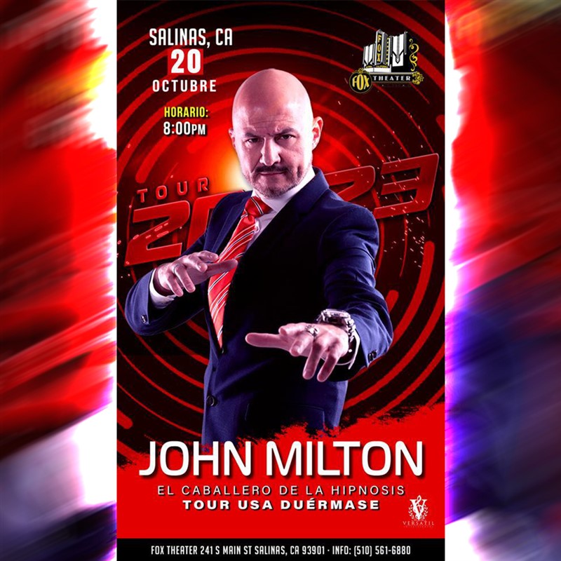 Obtener información y comprar entradas para JOHN MILTON  en tickets831.