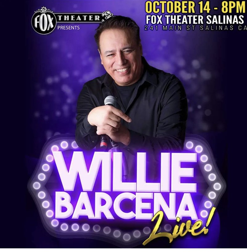 Obtener información y comprar entradas para Willie Barcena Live  en tickets831.