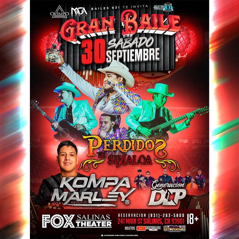 Get Information and buy tickets to Perdidos de Sinaloa Kompa Marley on tickets831