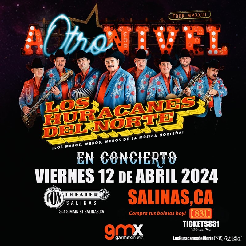 Get Information and buy tickets to LOS HURACANES DEL NORTE A OTRO NIVEL TOUR 2024 on tickets831