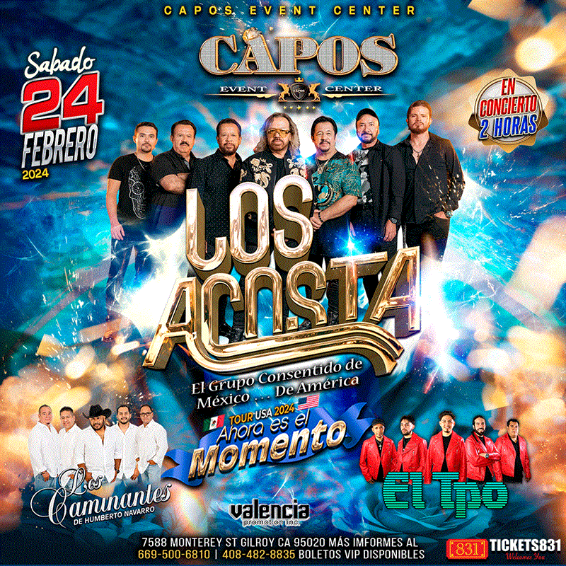 Get Information and buy tickets to LOS ACOSTA | LOS CAMINANTES  on tickets831