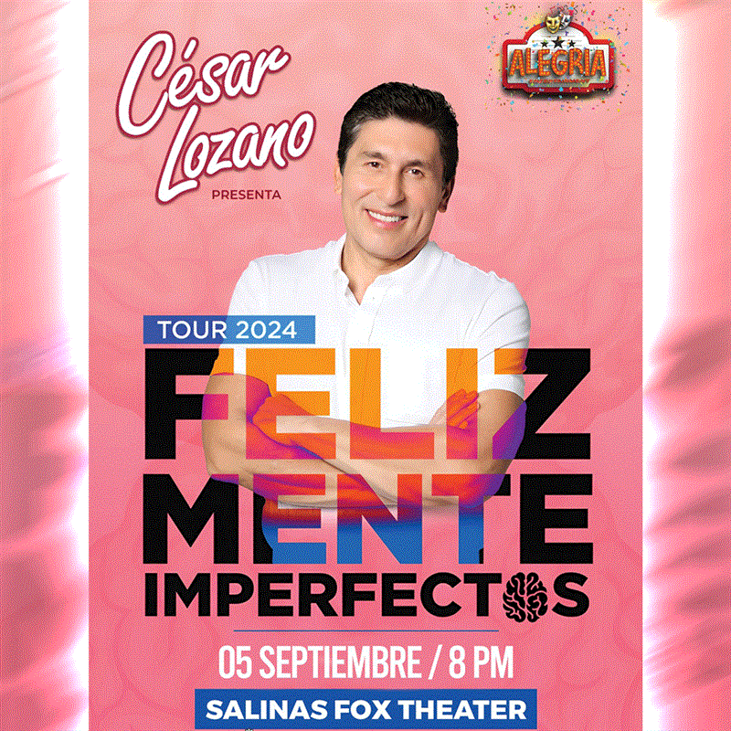 Obtener información y comprar entradas para Cesar Lozano Felizmente Imperfectos en tickets831.