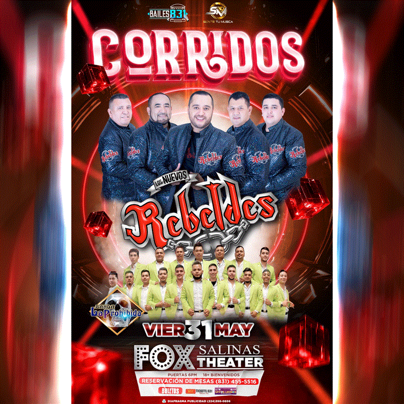 Get Information and buy tickets to Los Nuevos Rebeldes  on tickets831