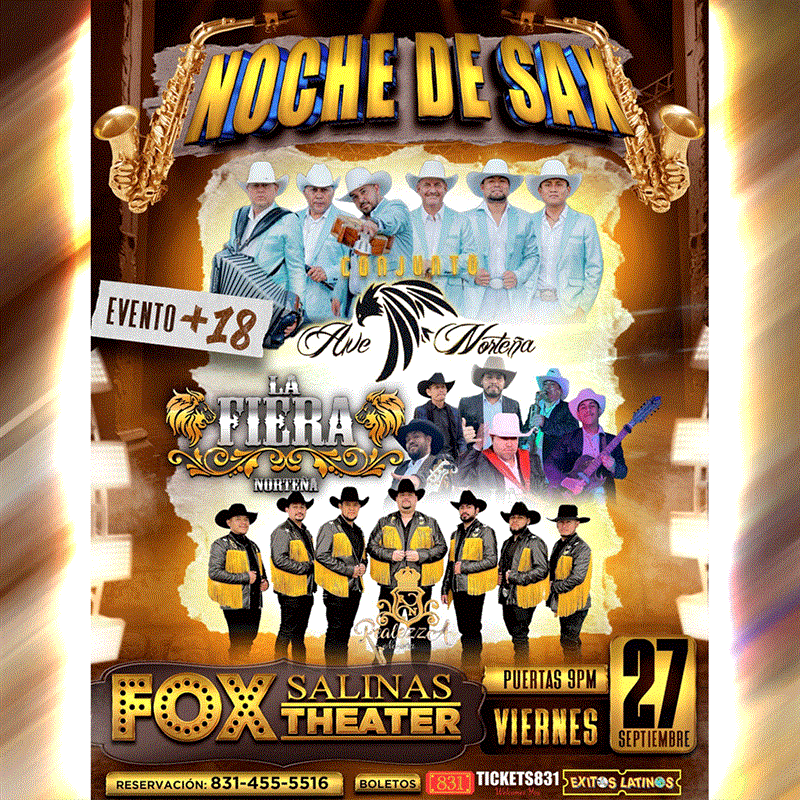 Get Information and buy tickets to Noche De Sax  on tickets831