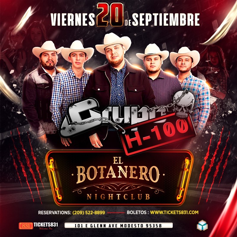 Get Information and buy tickets to Grupo H100  on tickets831