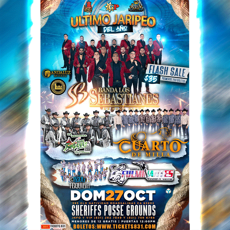 Get Information and buy tickets to Banda Los Sebastianes Banda Maguey Y MAS on tickets831