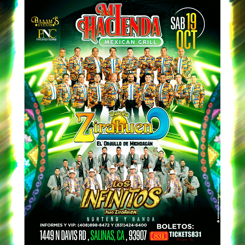 Obtener información y comprar entradas para Banda Zirahuen  en tickets831.