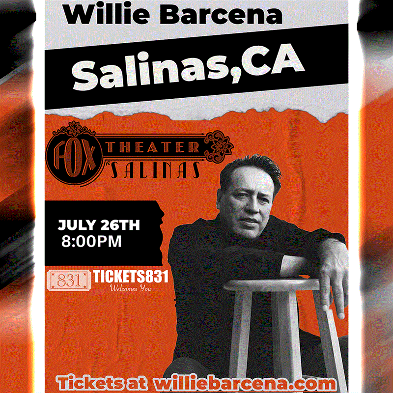 Get Information and buy tickets to WILLIE BARCENA  on tickets831