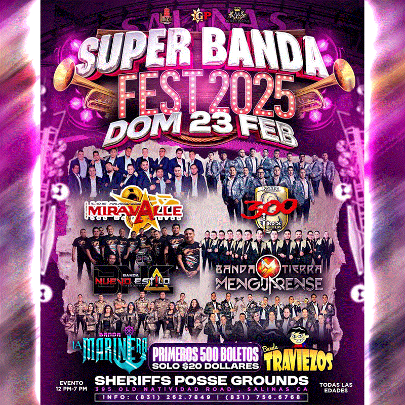 Get Information and buy tickets to Super Banda Fest 2025  on tickets831