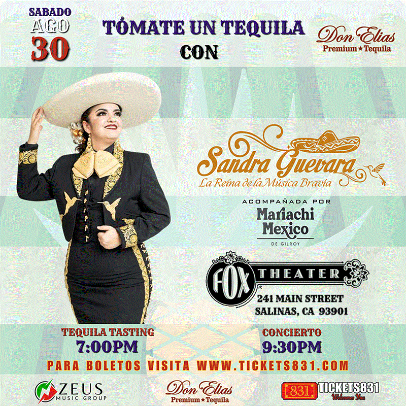 Obtener información y comprar entradas para Sandra Guevara Tequila Tasting en tickets831.