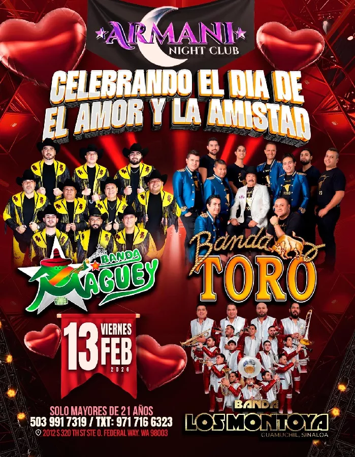 Get Information and buy tickets to Banda Maguey | Banda Toro | Banda Los Montoya  on tickets831