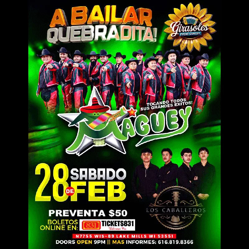 Get Information and buy tickets to Banda Maguey  on tickets831