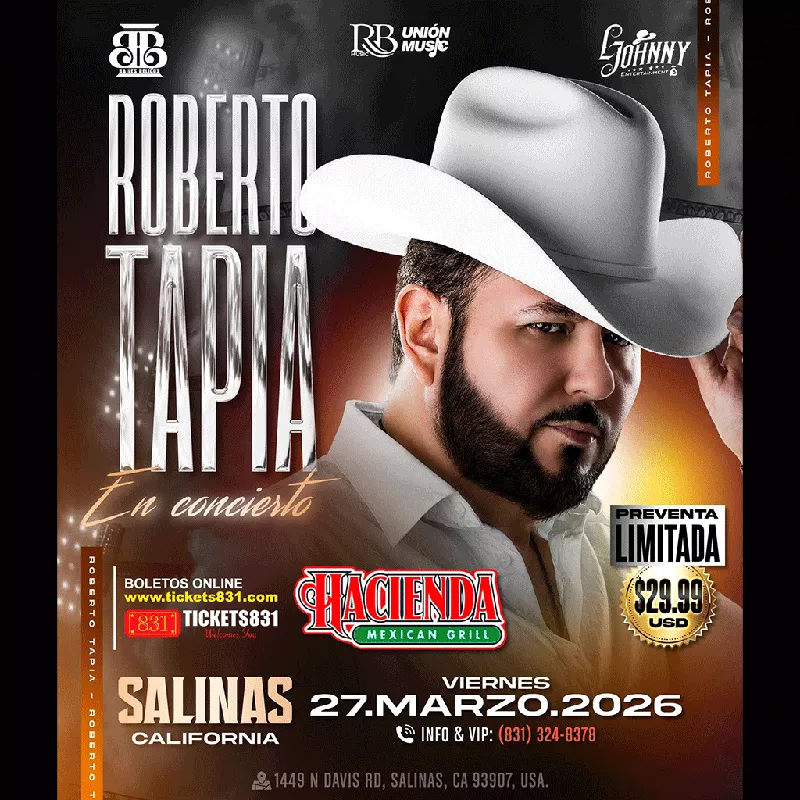 Get Information and buy tickets to Roberto Tapia  on tickets831