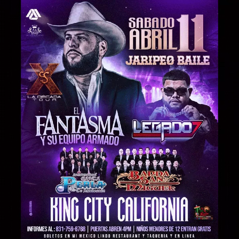 Get Information and buy tickets to El Fantasma | Legado 7 La Decada Tour on tickets831