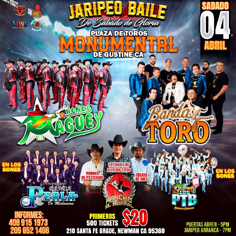 Get Information and buy tickets to Banda Maguey | Banda Toro  on tickets831
