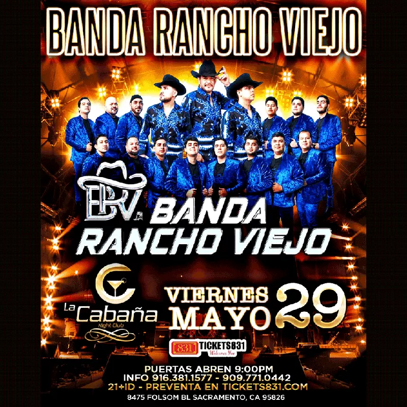 Get Information and buy tickets to Banda Rancho Viejo  on tickets831