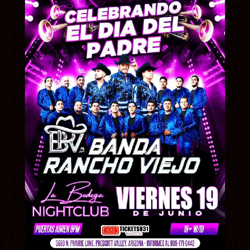 Get Information and buy tickets to Banda Rancho Viejo  on tickets831