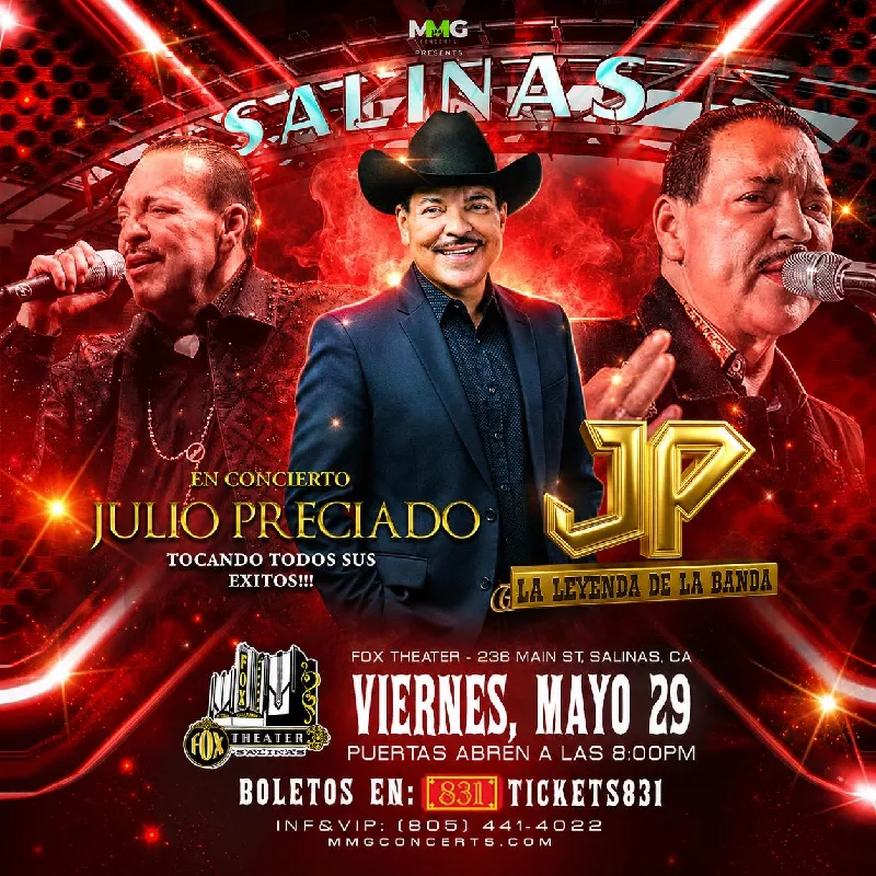 Get Information and buy tickets to Julio Preciado En Concierto on tickets831