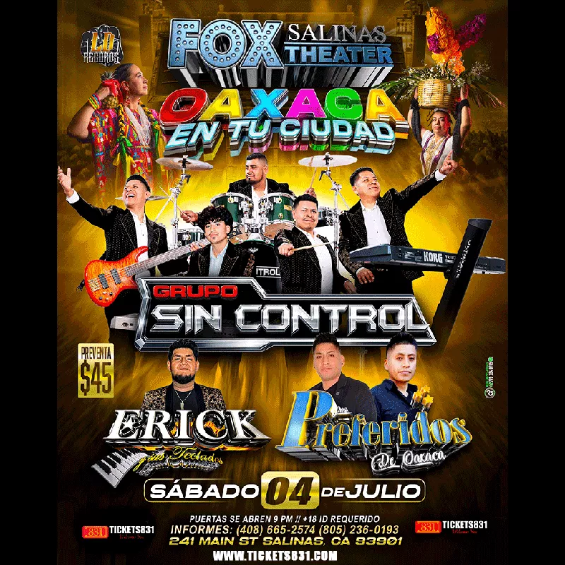 Get Information and buy tickets to Grupo Sin Control  on tickets831
