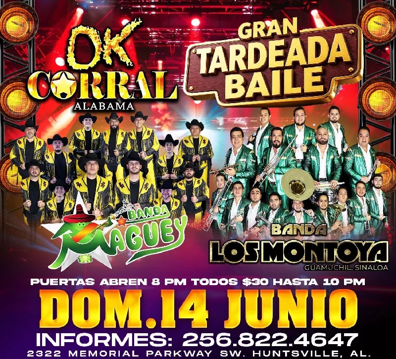 Get Information and buy tickets to Banda Maguey | Banda Los Montoya  on tickets831