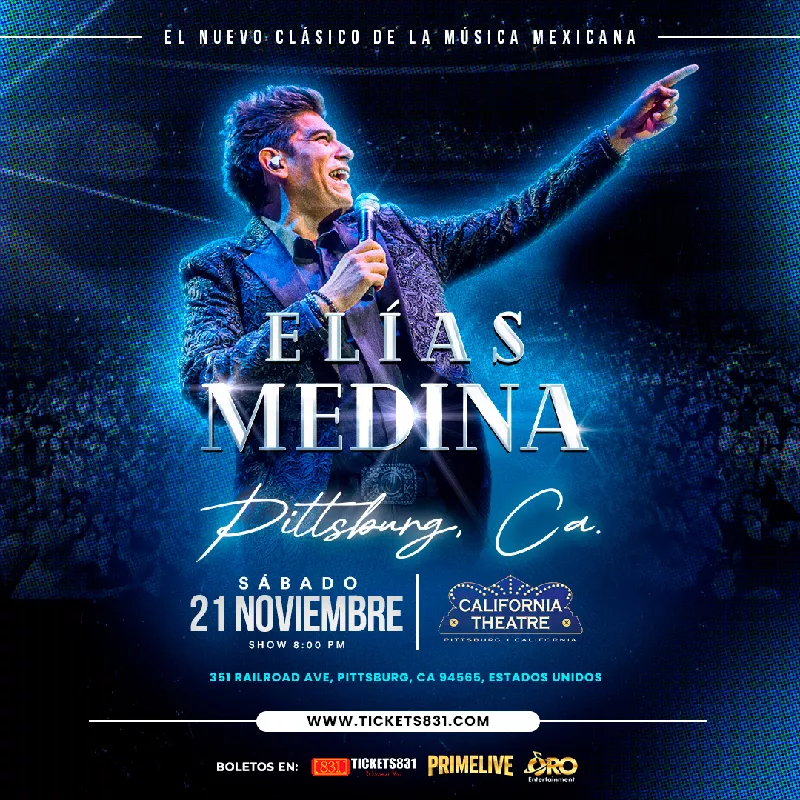 Get Information and buy tickets to Elias Medina  on tickets831