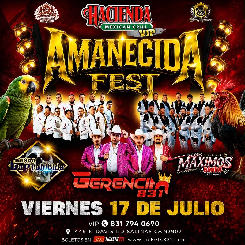 Get Information and buy tickets to Amanecida Fest  on tickets831