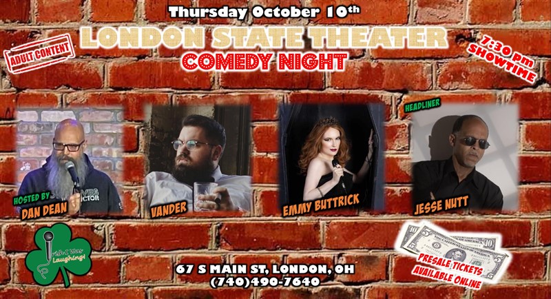 Comedy Night with headliner Jesse Nutt 10/10