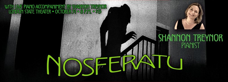 Get Information and buy tickets to Nosferatu - Silent movie & live piano performance Shannon Treynor, pianist on London State Theater